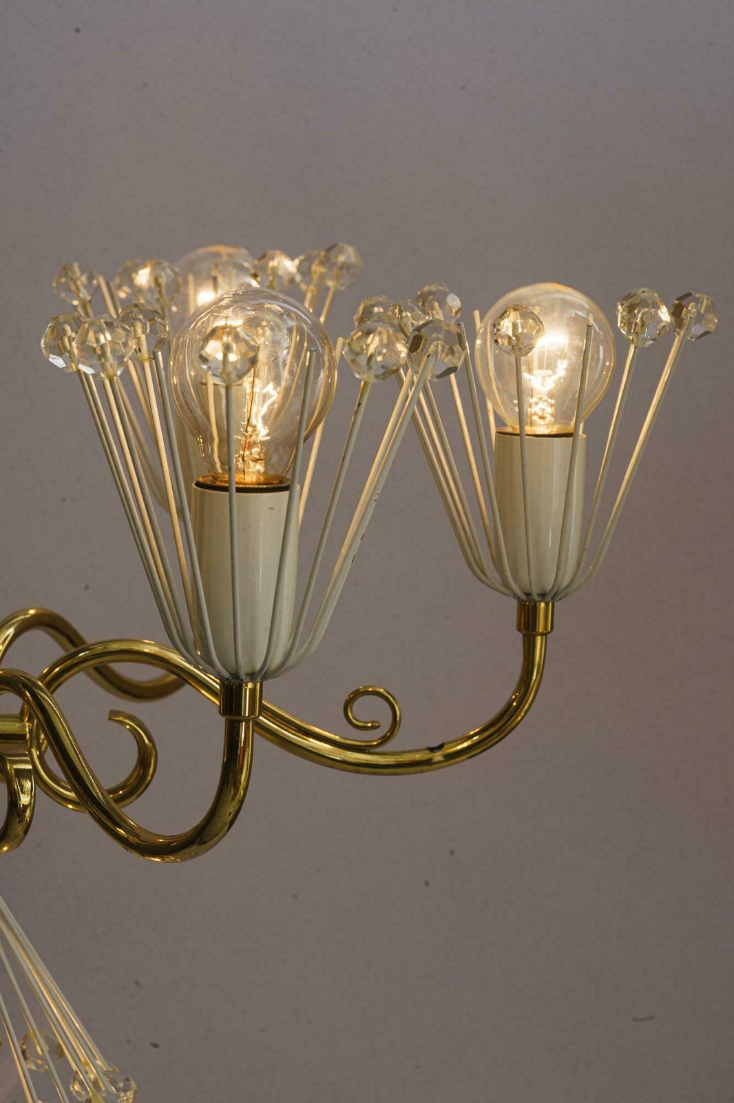 photo for sale Beautiful Chandelier By Emil Stejnar For Rupert Nikoll Around 1960s