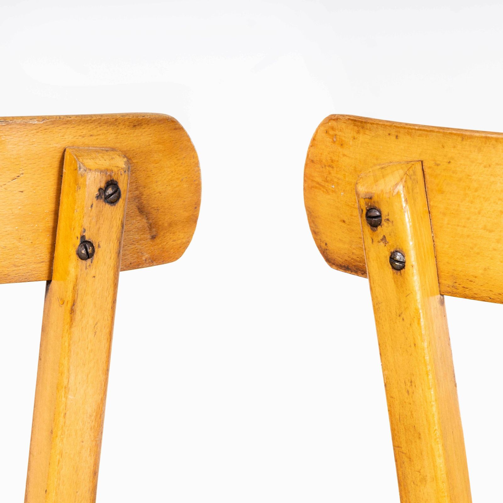 1950’s Luterma Blonde Oak Bentwood Dining Chair – Set Of Pair photo furniture