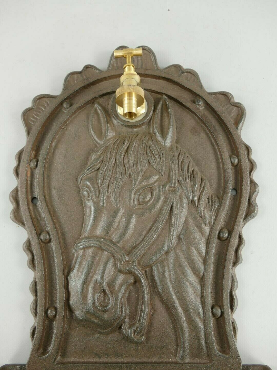 Antique Style Wall Fountain Cast Aluminum Sink Green photo 322.0