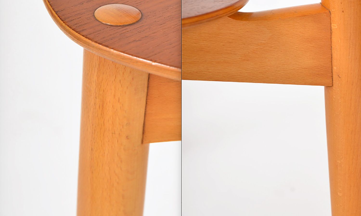 photo vinterior 1950s Set 4 Fh4103 Heart Dining Chairs By Hans Wegner For Fritz Hansen Denmark