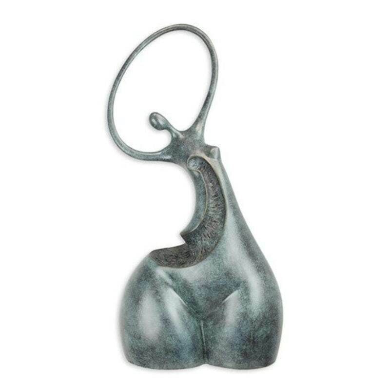 Modernistisch bronzen sculptuur van een vrouwelijk torso en heupen – woningdecoratie, kantoordecoratie, cadeau