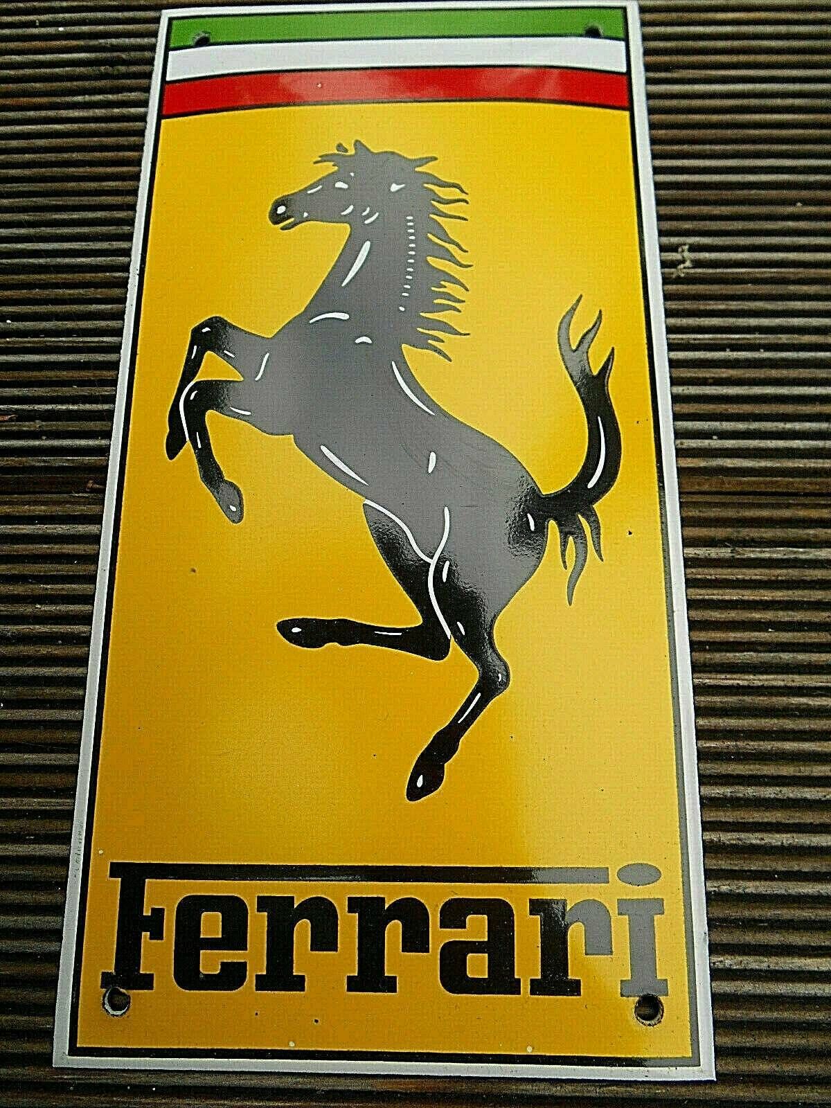 Ferrari Logo Email Sign Advertising Sign photo furniture