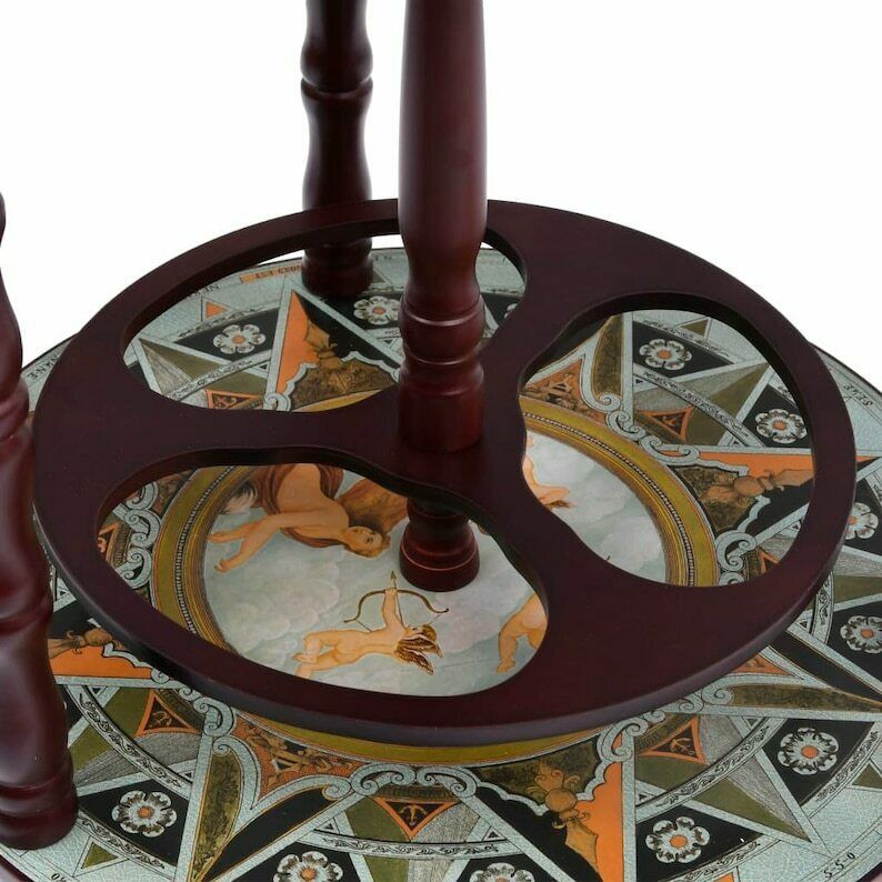Wooden Barglobe For Drinks And Alcohols, Trolley In Shape Of Terrestrial Globe, Home Or Office Furniture photo buy