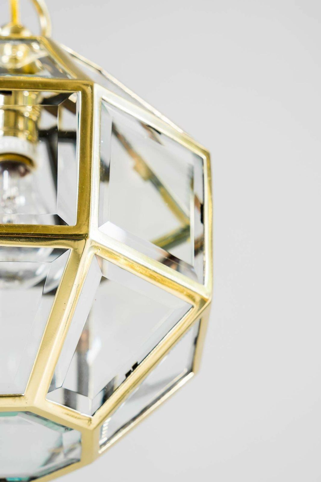 Lighting Art Deco Pendant Vienna Around 1920s In The Style Of Adolf Loos photo