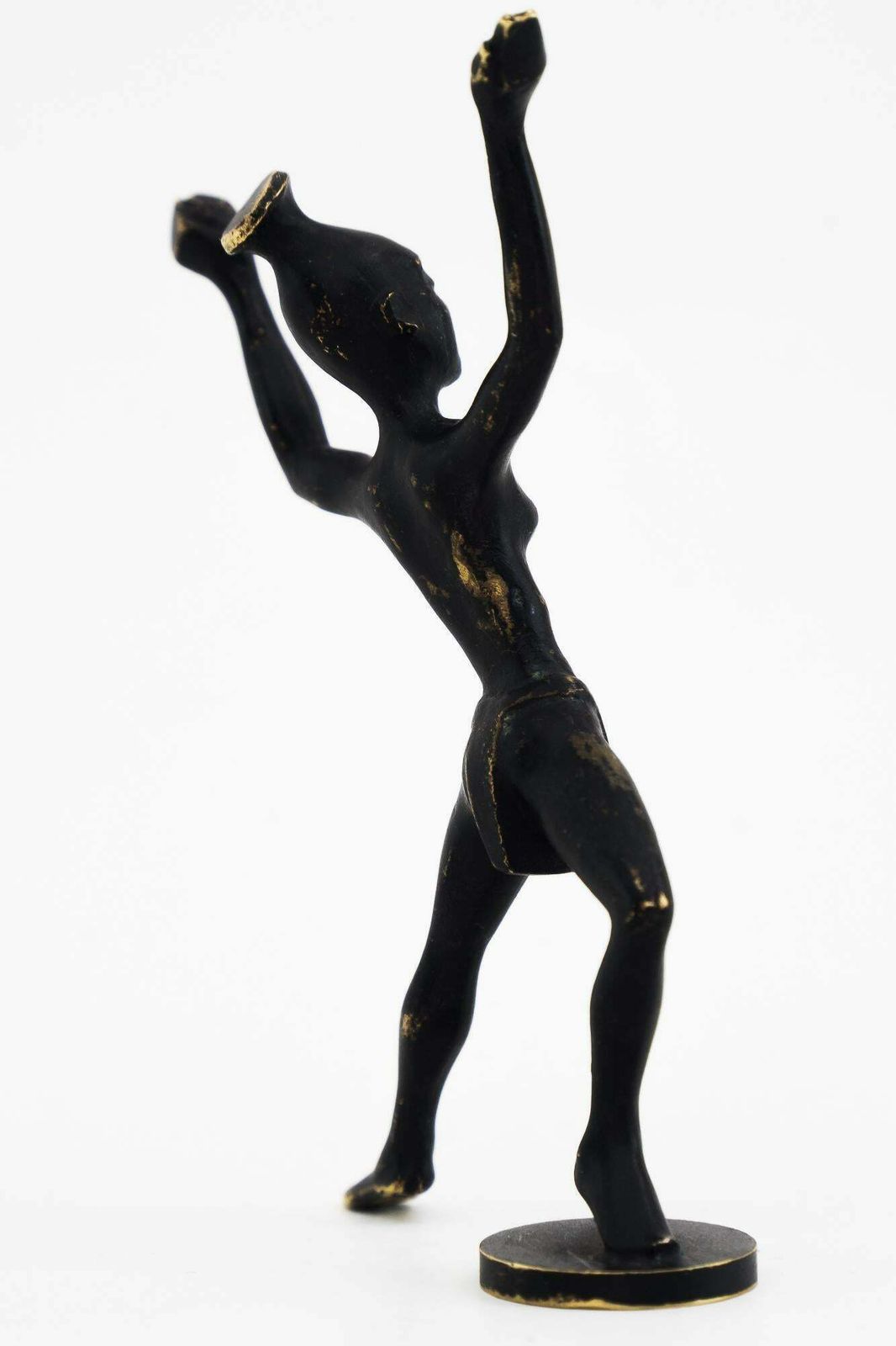 Small Dancing African Women Figurine By Richard Rohac Vienna Around 1950s photo Home Decor