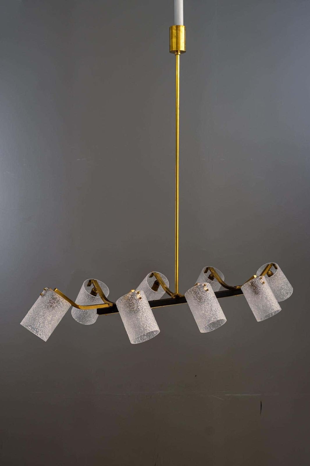 Vintage Chandelier With Lucite Chades, Vienna, Around 1960s photo furniture