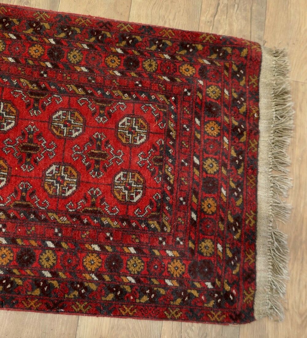 Vintage Traditional Pattern Wool 10ft Carpet Runner photo Textiles