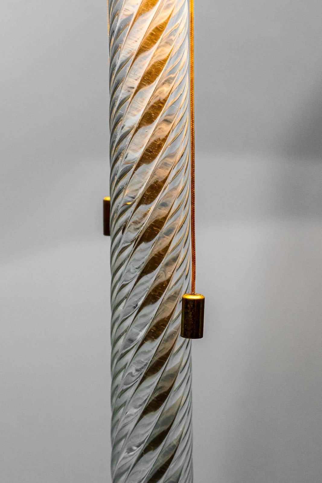 photo buy Floor Lamp ''Glasschaft'' ''Engl. ''Glass Rod'', No. 2134 By J.T. Kalmar, 1960s