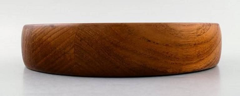 Jens Quistgaard, Danish Design Cabaret Dish, Staved Teak photo for sale