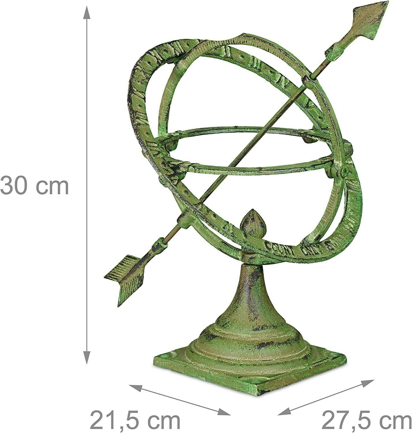 Garden Sundial Antique Design Weatherproof Garden Ornament Floor Mounted photo furniture