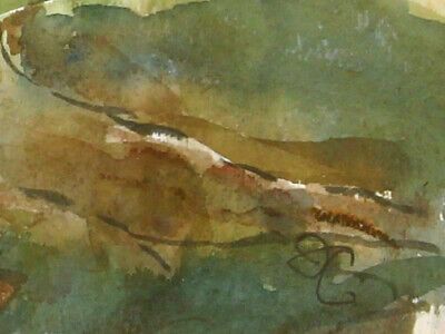 Watercolour By Julia Coleridge. Titled "Clouds Over Tinto, Lanarkshire" photo for sale