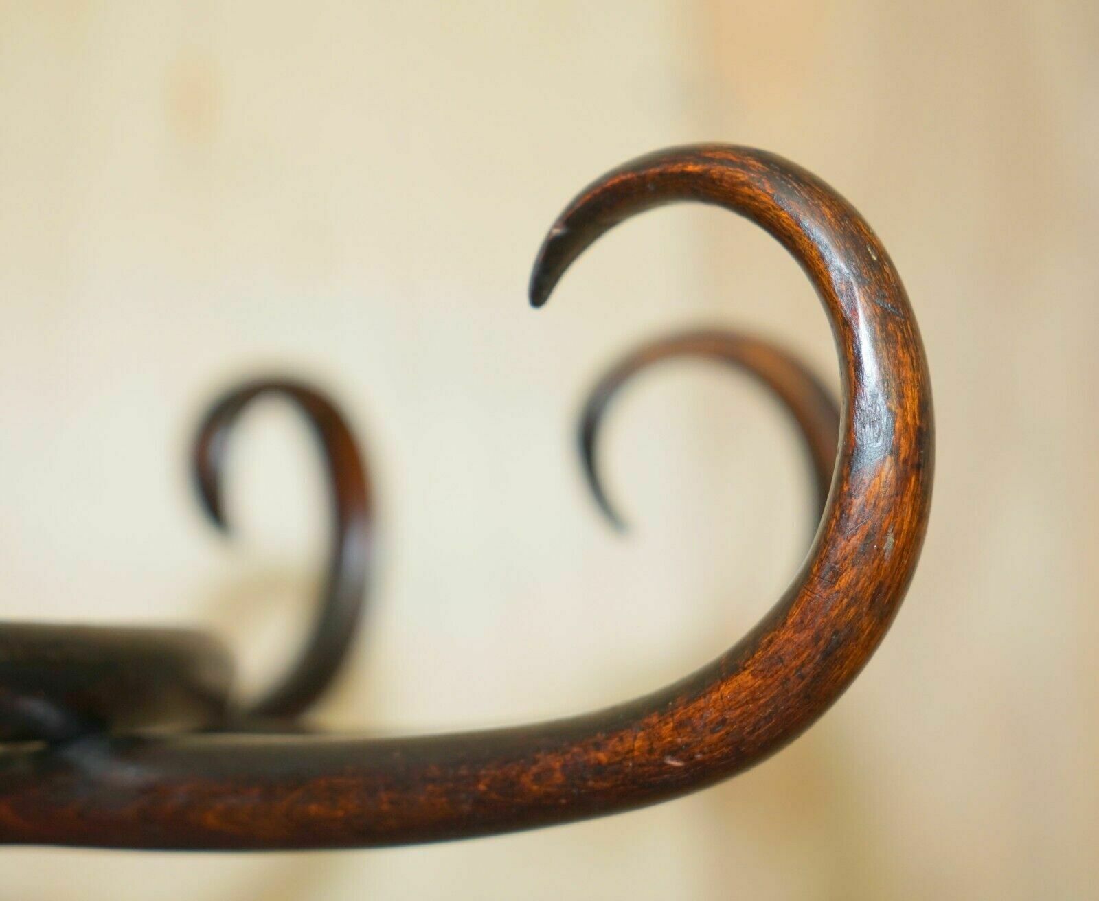 Antique Original Late Victorian Circa 1880 Thonet Bentwood Coat Rack Stand photo buy