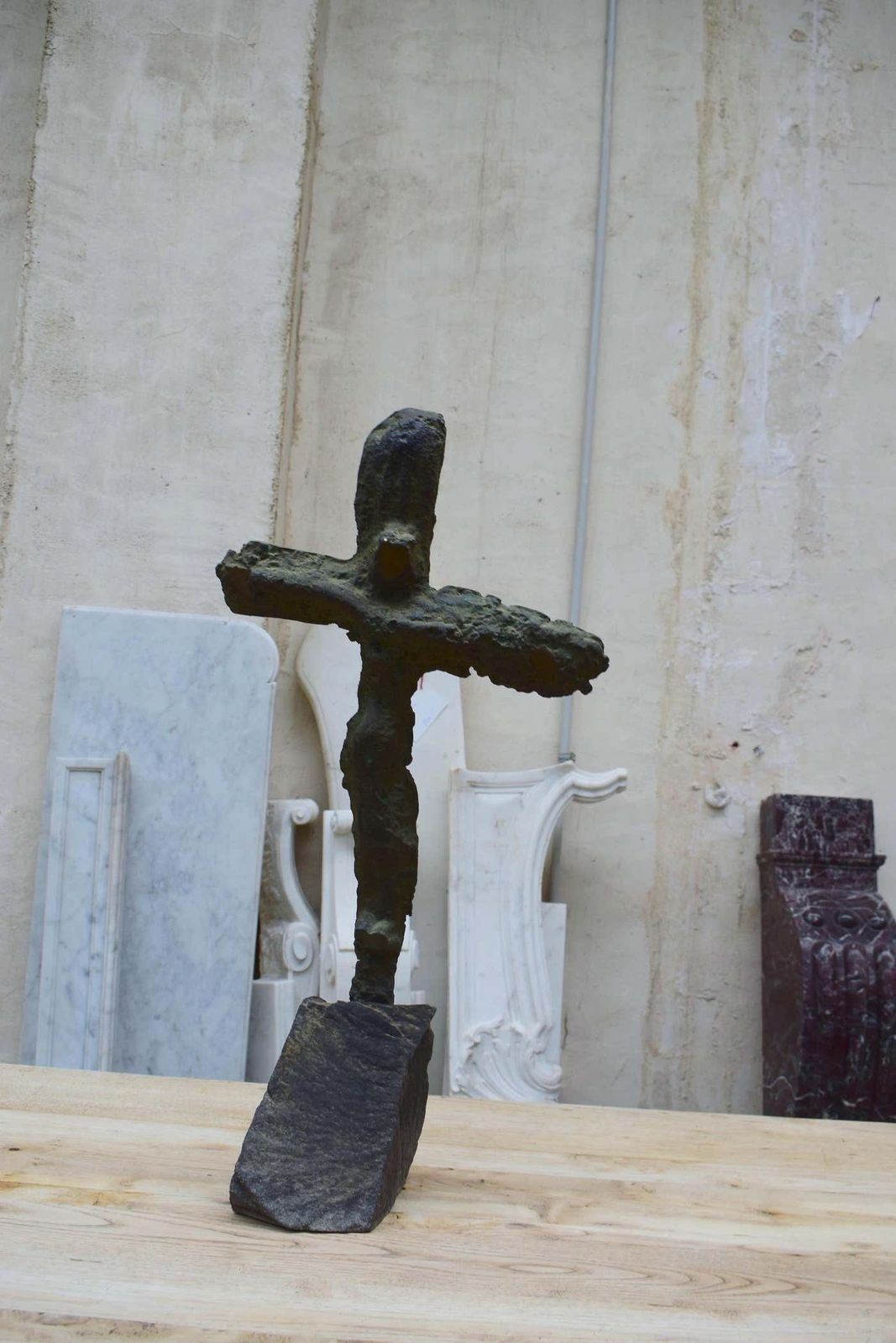 A Sculptural Crucifixion By The Catalan Artist Xavier Ruscallleda (1944   2008) photo for sale