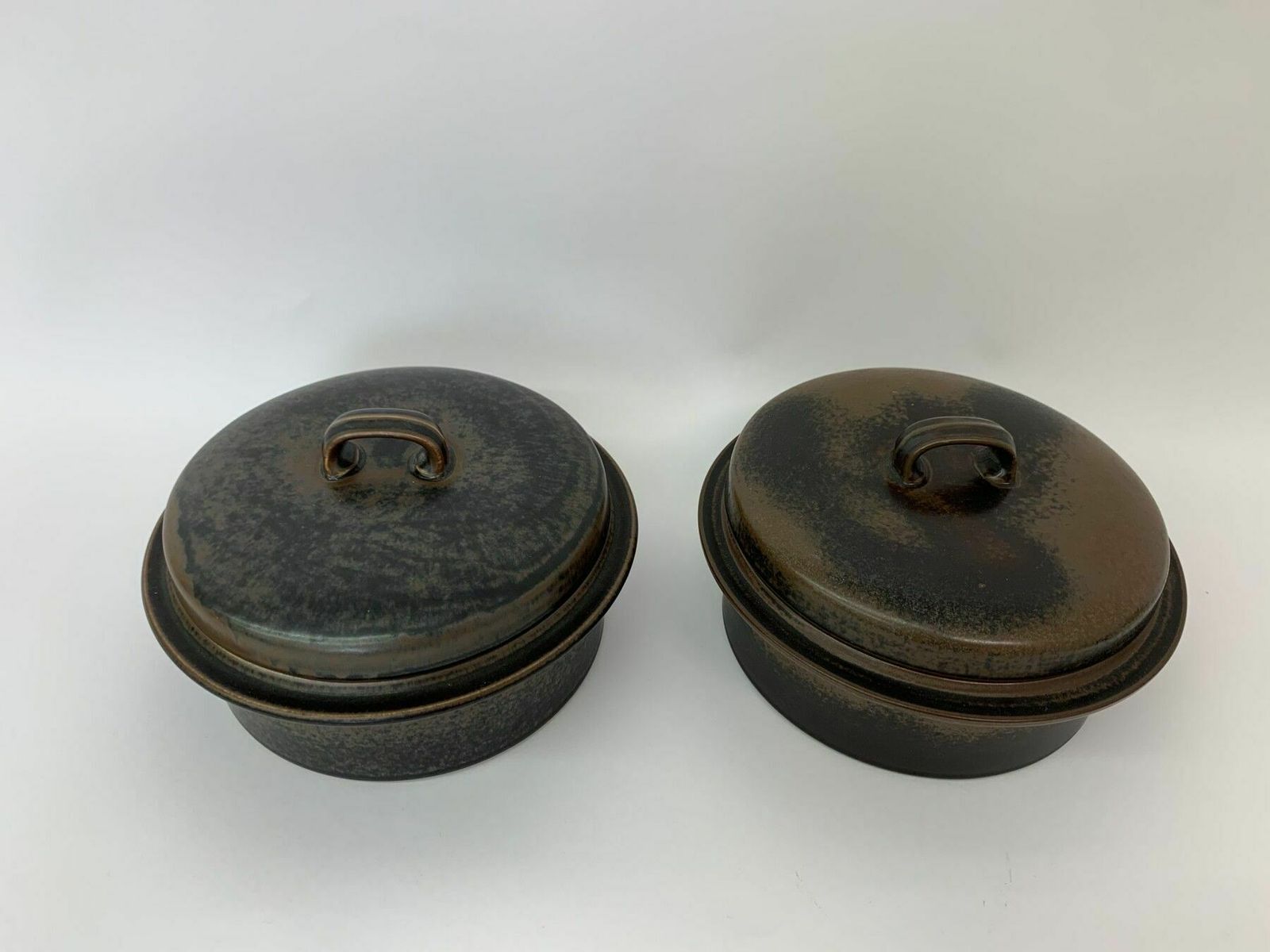 Set Serveergoed Ulla Procope Voor Arabia Finland, Model 'Ruska', Ca. Jaren 1970 photo vintage