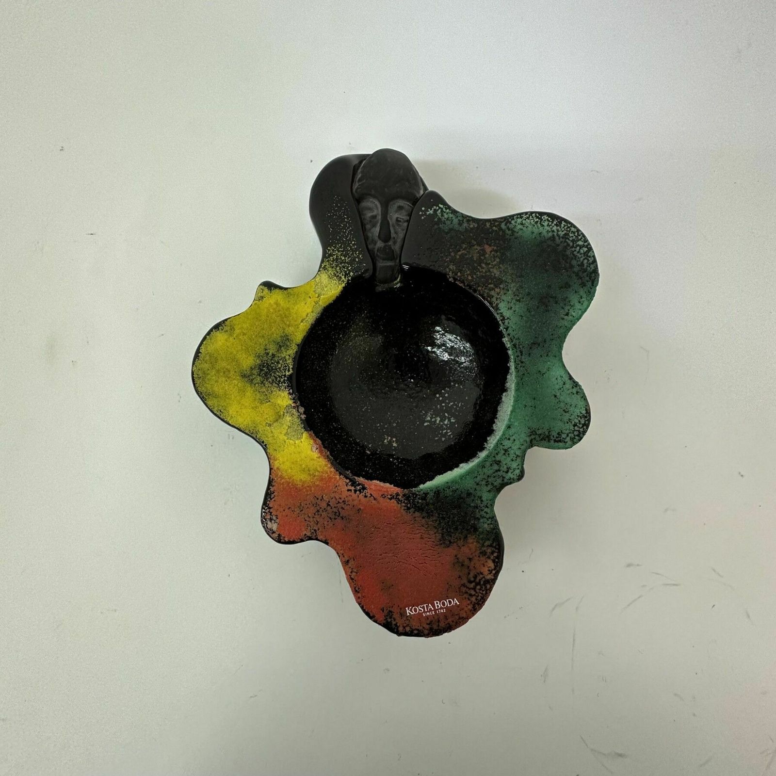 Rare Kjell Engman For Kosta Boda Bowl , 1980’s