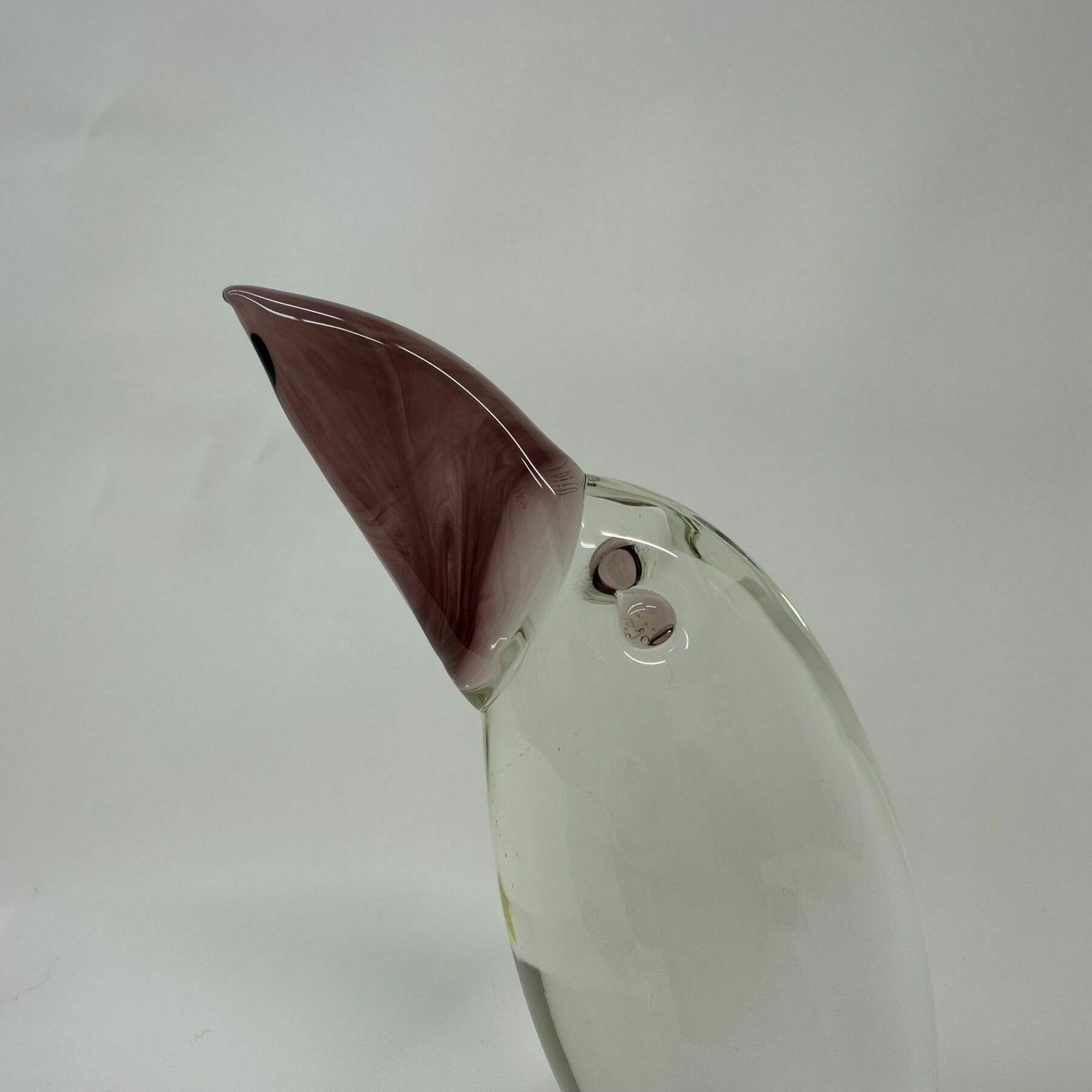 Rare Large Signed Livio Seguso Murano Glass Sculpture Of Toucan photo 692.0