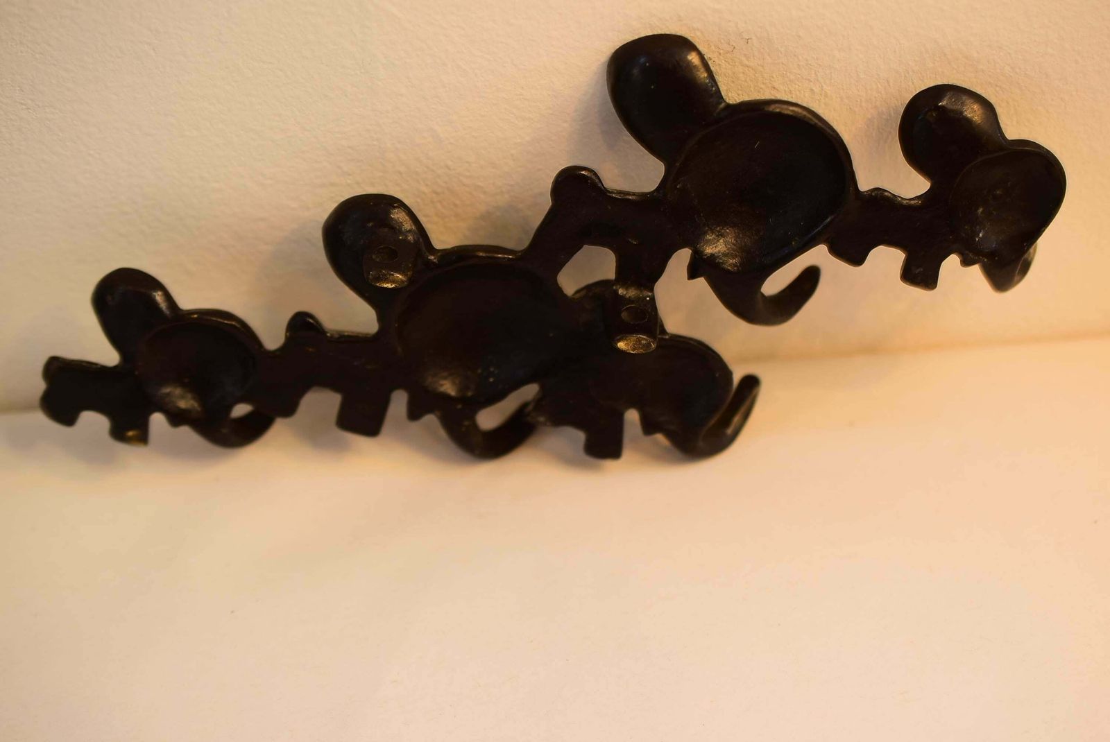 Walter Bosse Brass Key Hanger Of A Elephant Group Made By Hertha Baller photo furniture