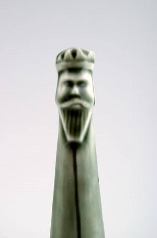 Sven Wejsfelt For Gustavsberg, Complete Set Of Chess Pieces In Ceramics photo vinterior