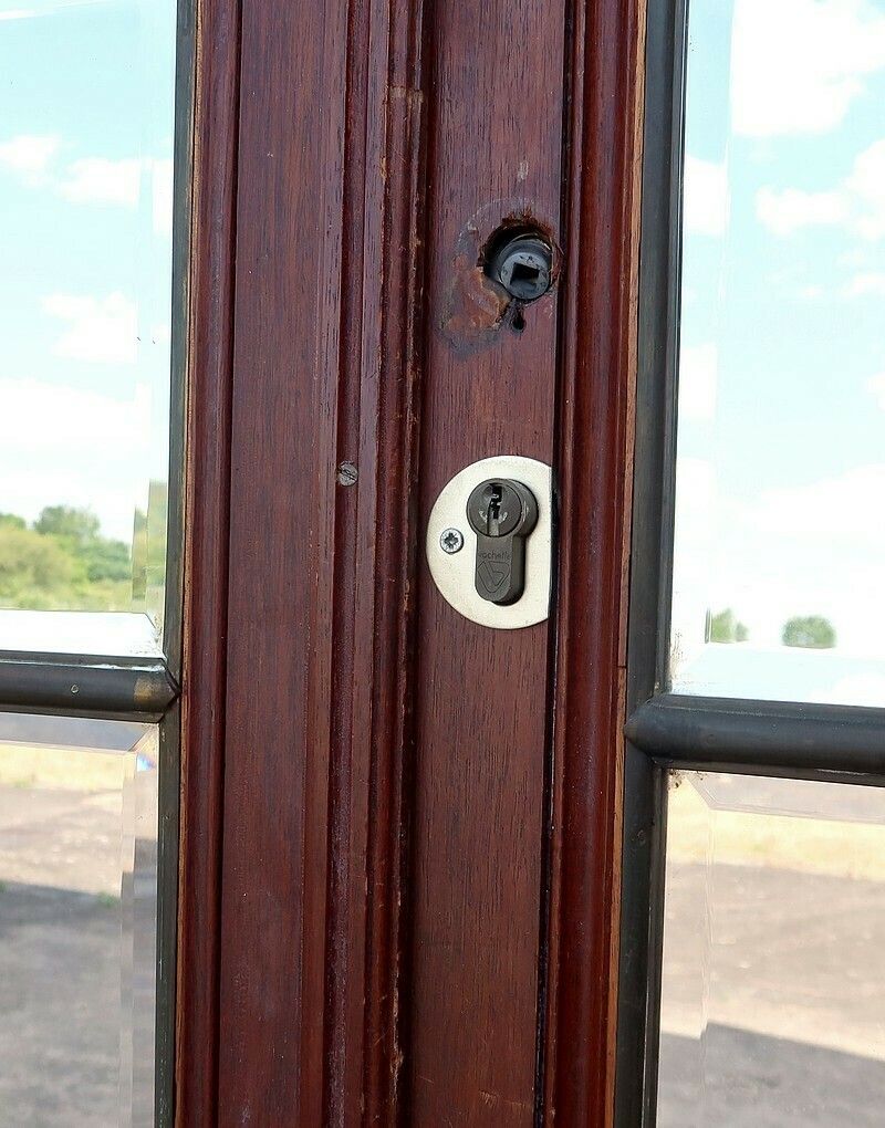 Mahogany Double Door Mirrors, Château Du Val De Loire – Late 19th Century photo buy