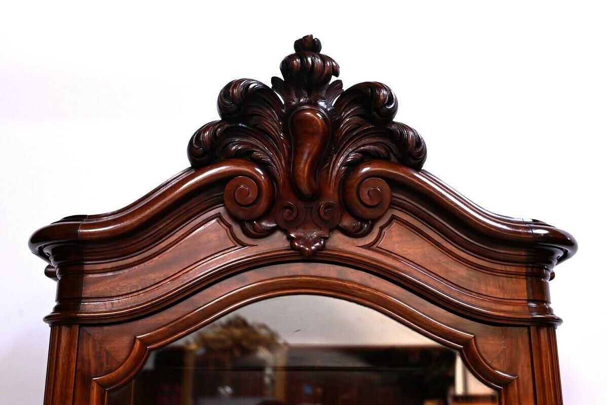 Rare Pair Of Property Showcases In Mahogany, Napoleon III Style   2nd Part Of The 19th Century photo 14967.96