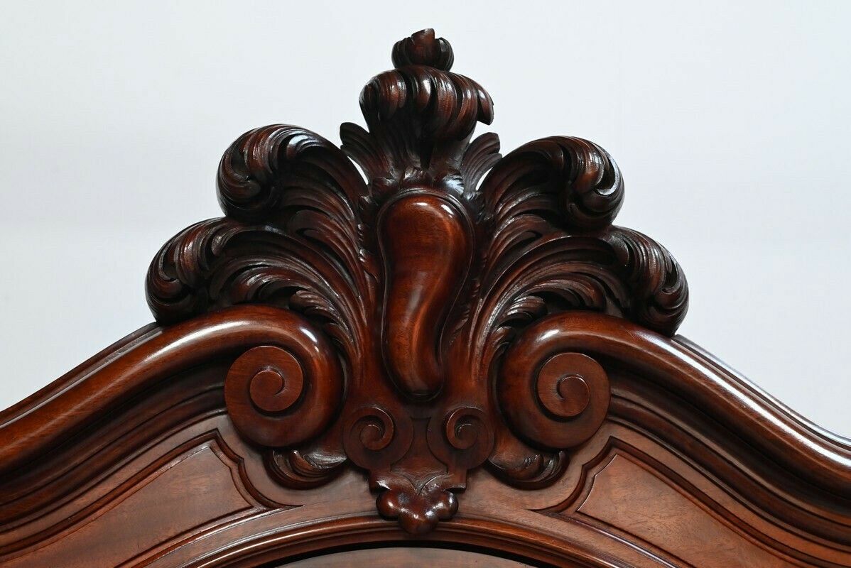 Rare Pair Of Property Showcases In Mahogany, Napoleon III Style   2nd Part Of The 19th Century photo vinterior