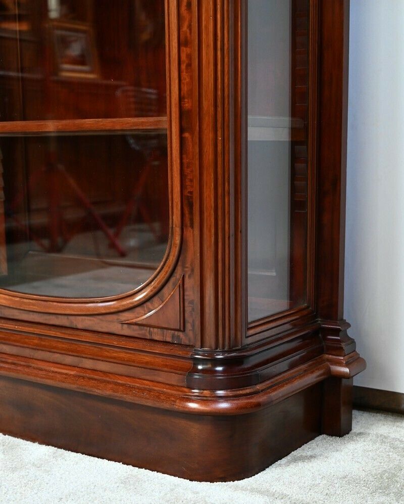 photo for sale Rare Pair Of Property Showcases In Mahogany, Napoleon III Style   2nd Part Of The 19th Century