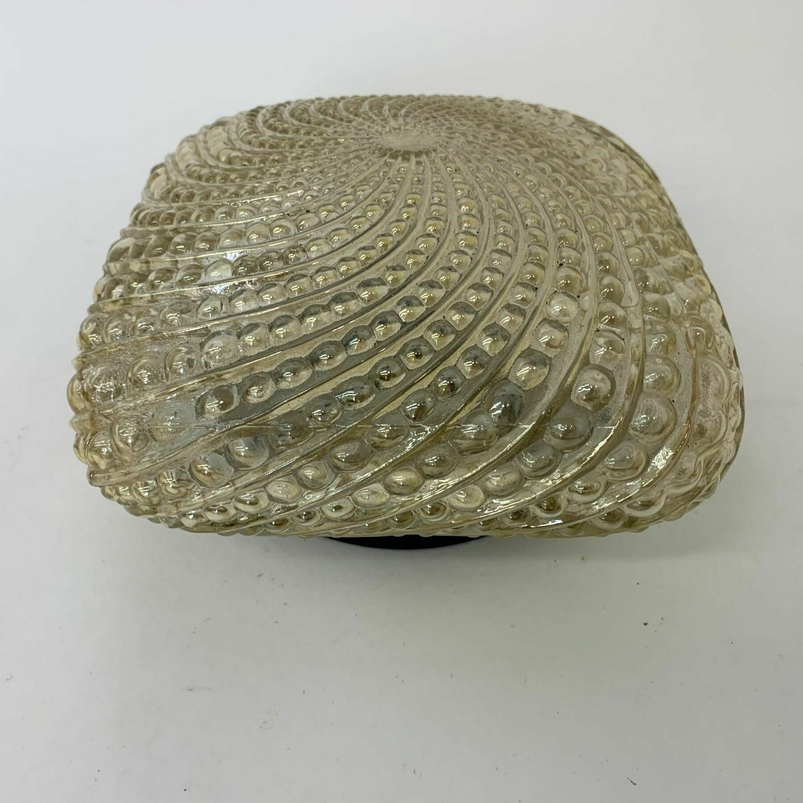 Mid Century Design Glazen Plafond  / Wandlamp, Jaren 1970 photo for sale