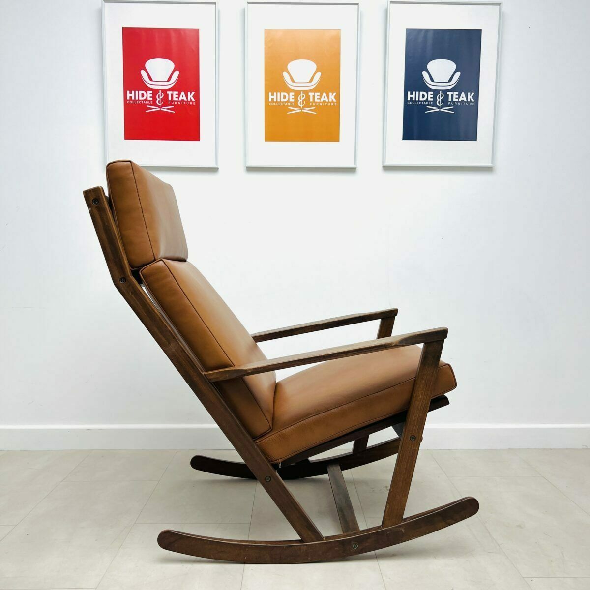 Danish Rocking Chair & Stool By Poul Volther photo 2850.0