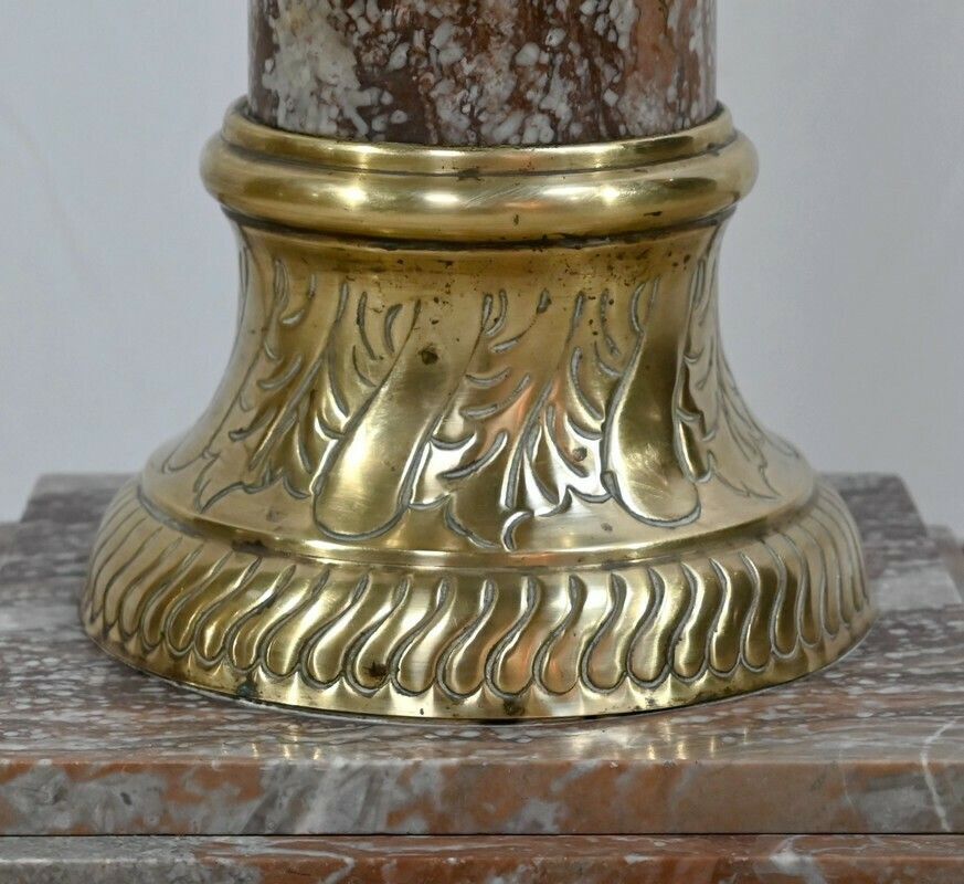 photo for sale Marble Column   Late 19th Century