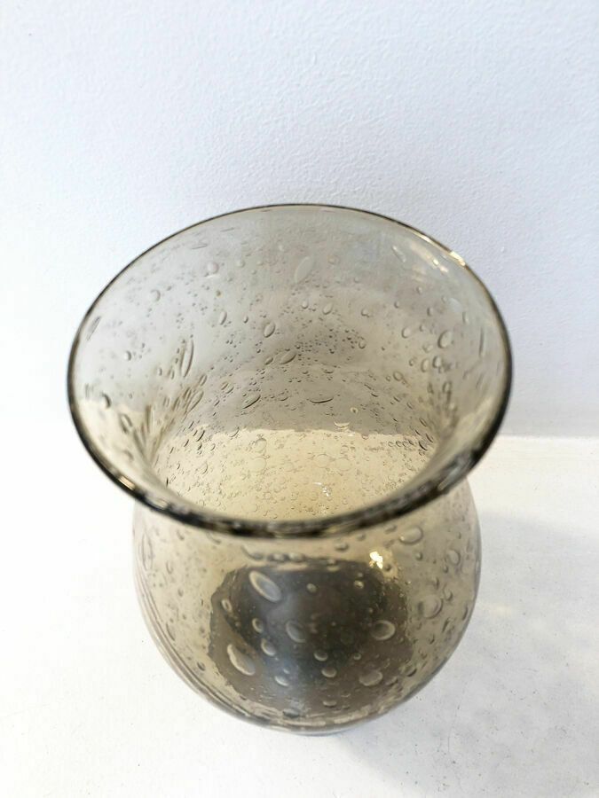 Bull Glass Vase, 1970, 1970s, Vintage photo for sale