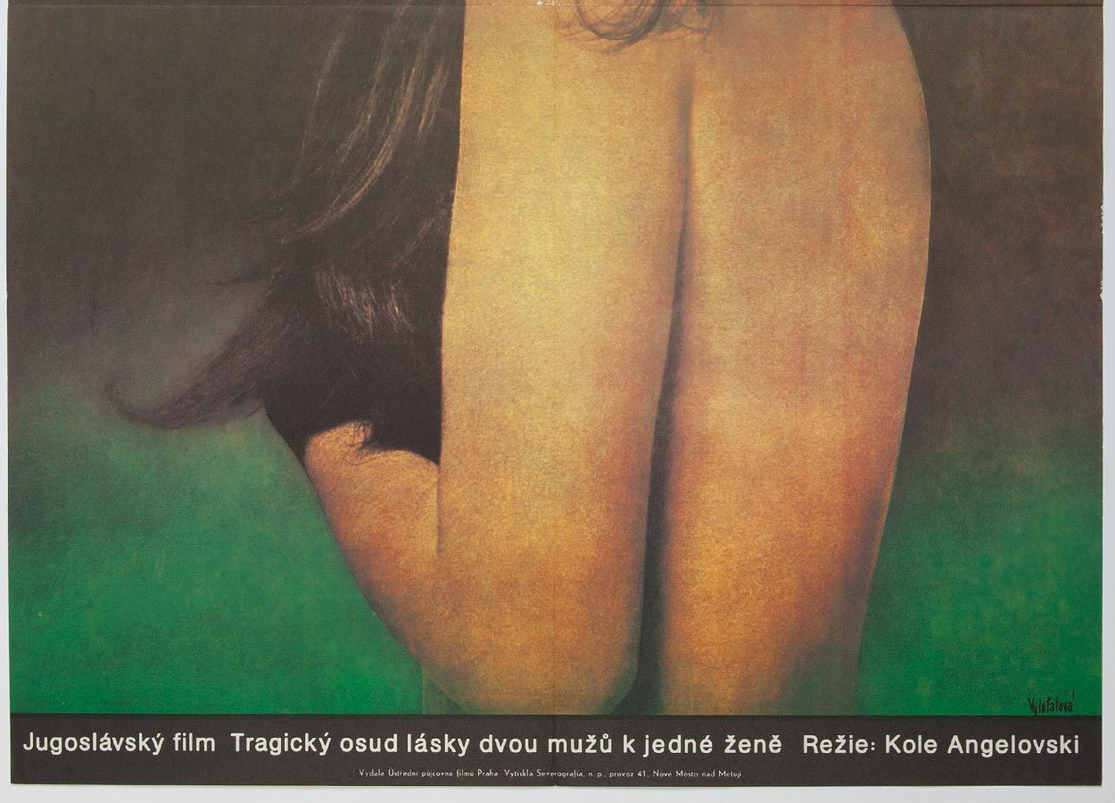 Original Movie Poster, We’re Cursed, Irina, Olga Poláčková Vyleťalová, 1977, Genuine Czech Vintage Print photo buy