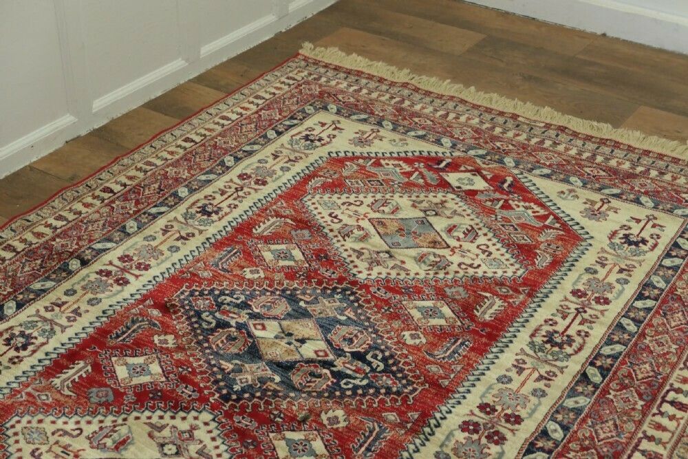 Traditional Tree Of Life Silk And Wool Turkish Rug photo 834.0