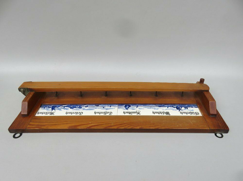 Art Nouveau Towel Board In Ceramic And Wood, 1890s photo 661.3