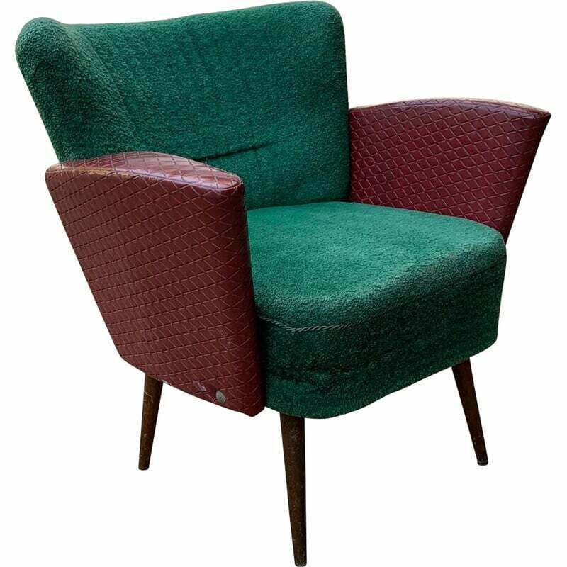 Vintage Cocktail Armchair, 1950