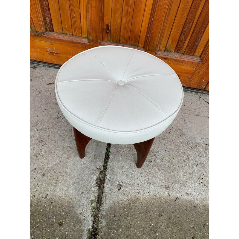 Mid Century Danish Ottoman In Teak By Kofod Larsen For G Plan, 1960s photo furniture