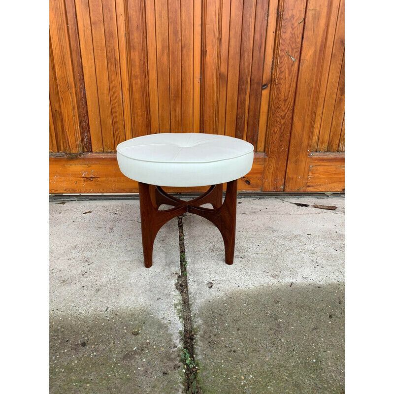 Mid Century Danish Ottoman In Teak By Kofod Larsen For G Plan, 1960s photo vinterior