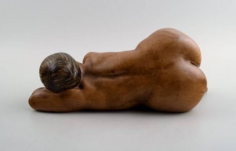 B&G, Kai Nielsen 1882 1924, Figurine In The Form Of A Lying Woman, 1919 photo for sale