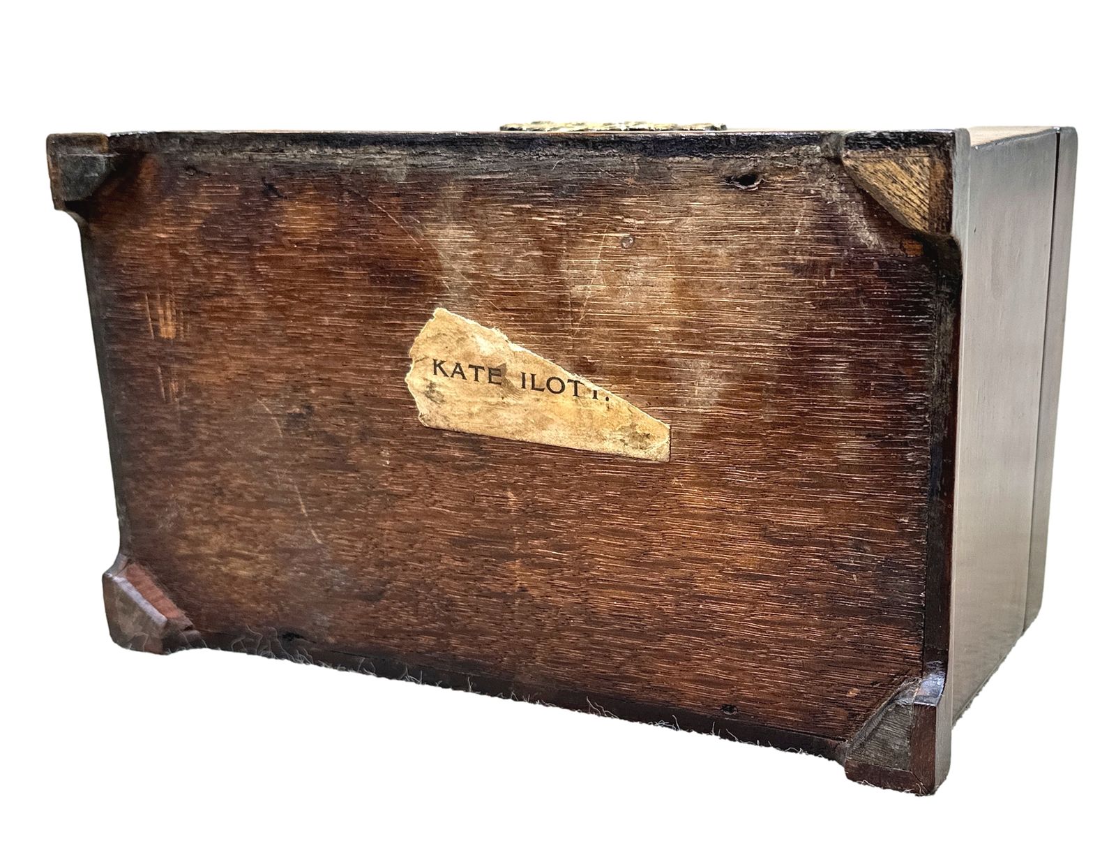 Georgian 18th Century Mahogany Tea Caddy (England, Circa 1760) photo vinterior