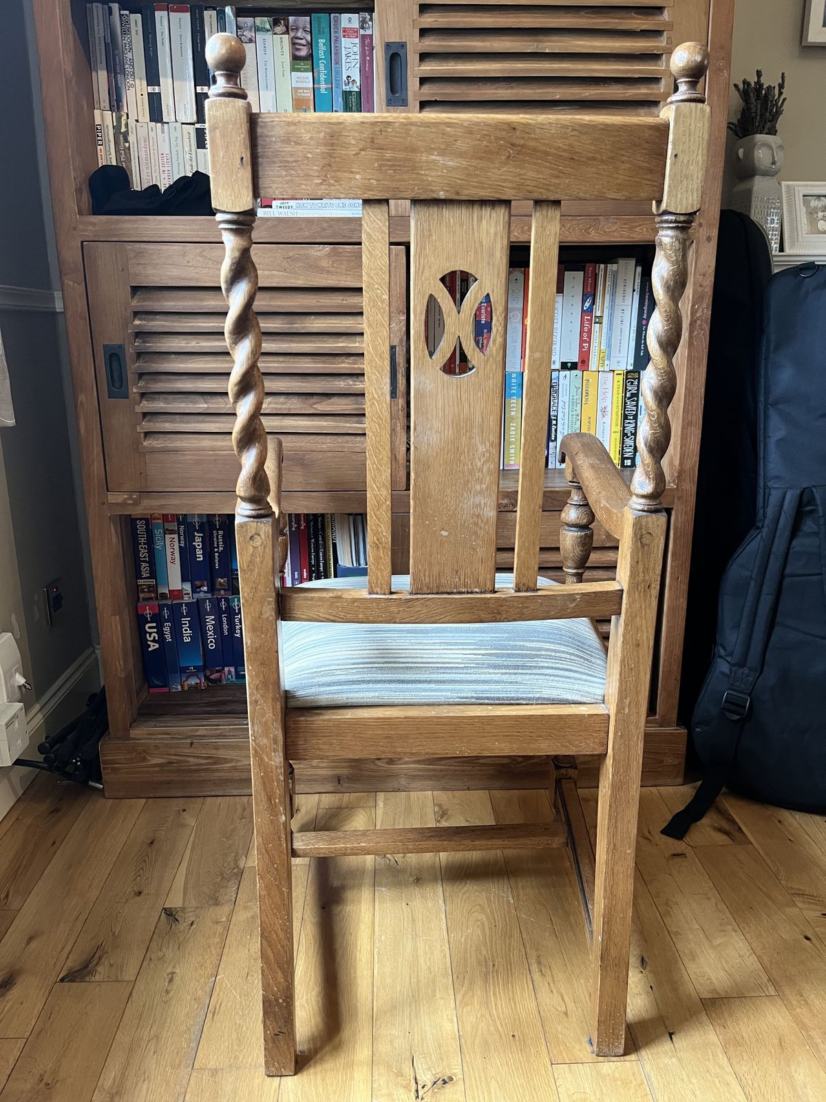 Barley Twist Armchair / Throne Chair photo Furniture