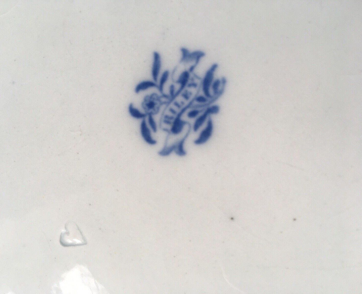Antique C1820 John And Richard Riley Claude Lorrain Blue And White Cabinet Plate photo vintage