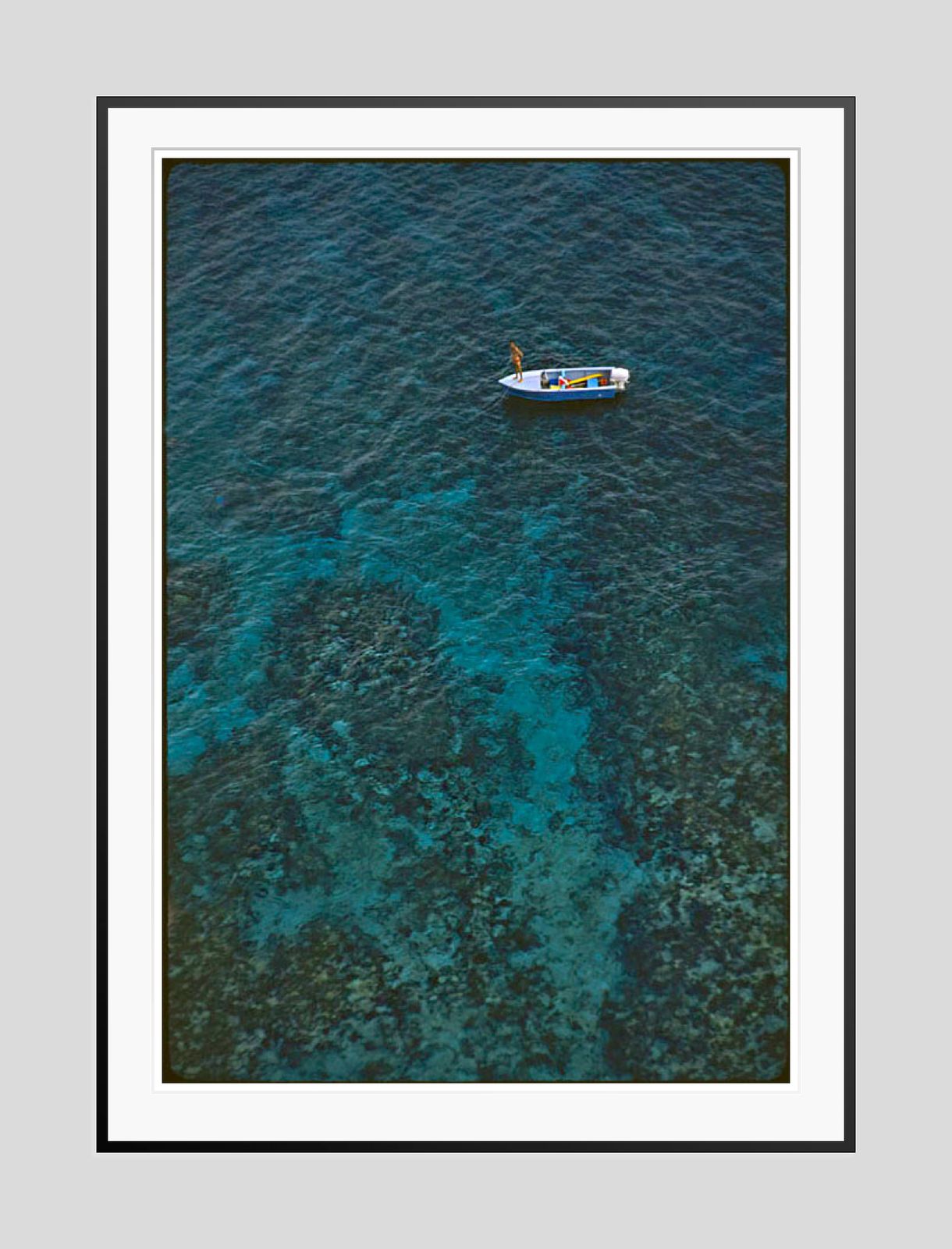 A Boat At Nassau By Toni Frissell Oversize Archival Pigment Print Framed In Black