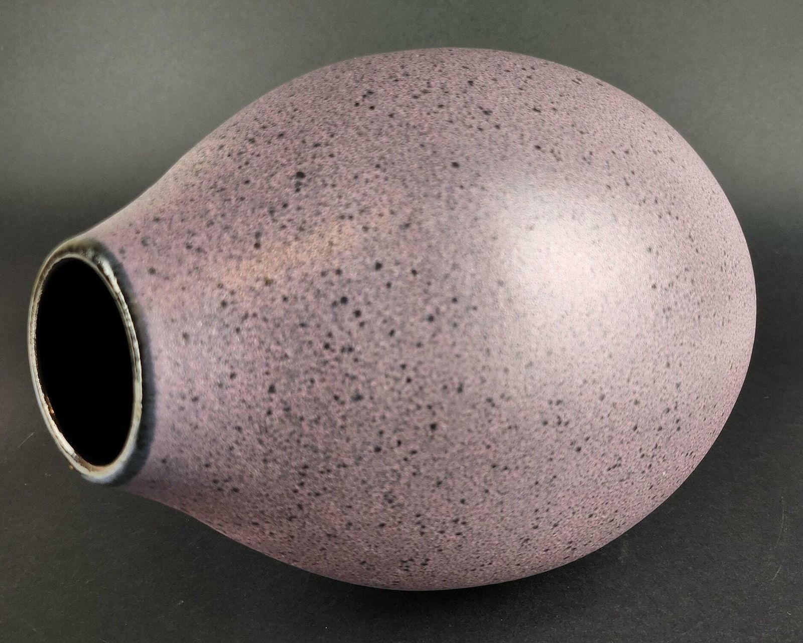 Vintage Gramann Romhild Topferei Speckled Pink Vase East German Studio Art Pottery 1960s photo Home Decor
