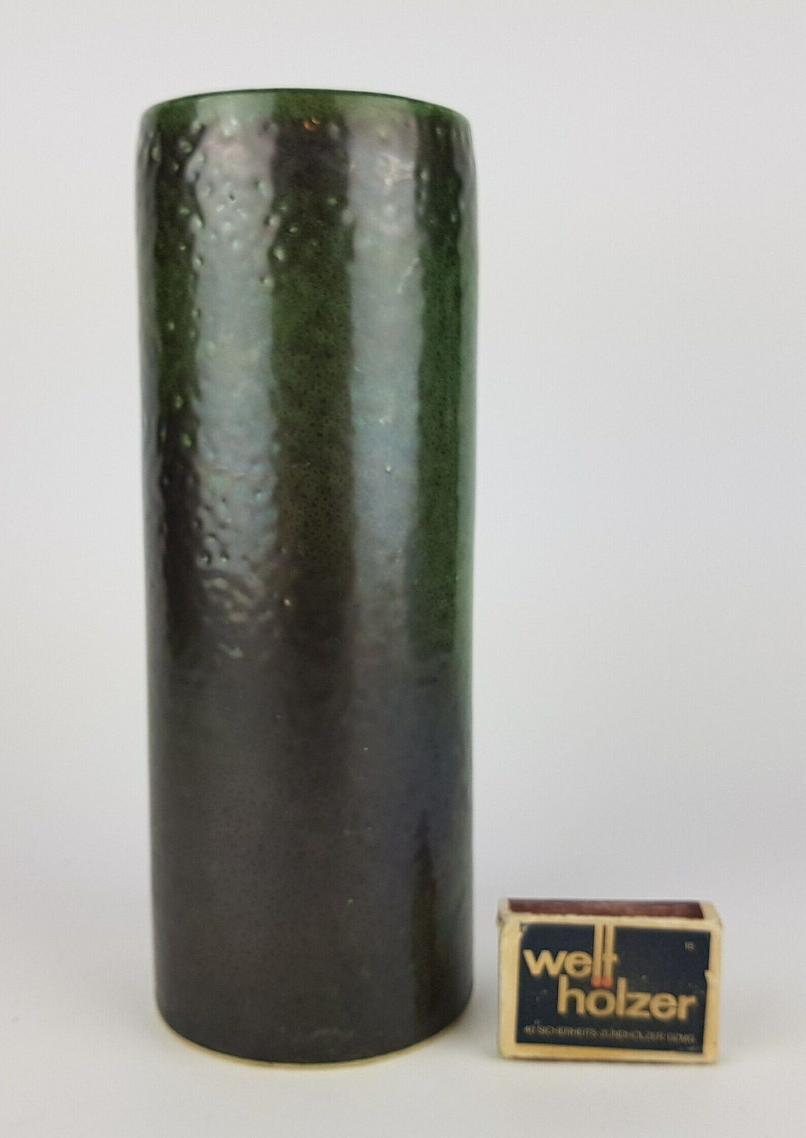Vintage Green Allgauer Keramik Fat Lava Vase By Hans Rebstock photo furniture