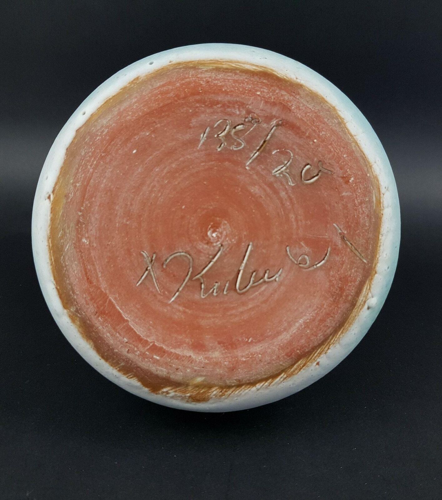 Vintage Elmer Kubicek Studio Art Pottery Stylish Vase West Germany 1960s photo 96.0