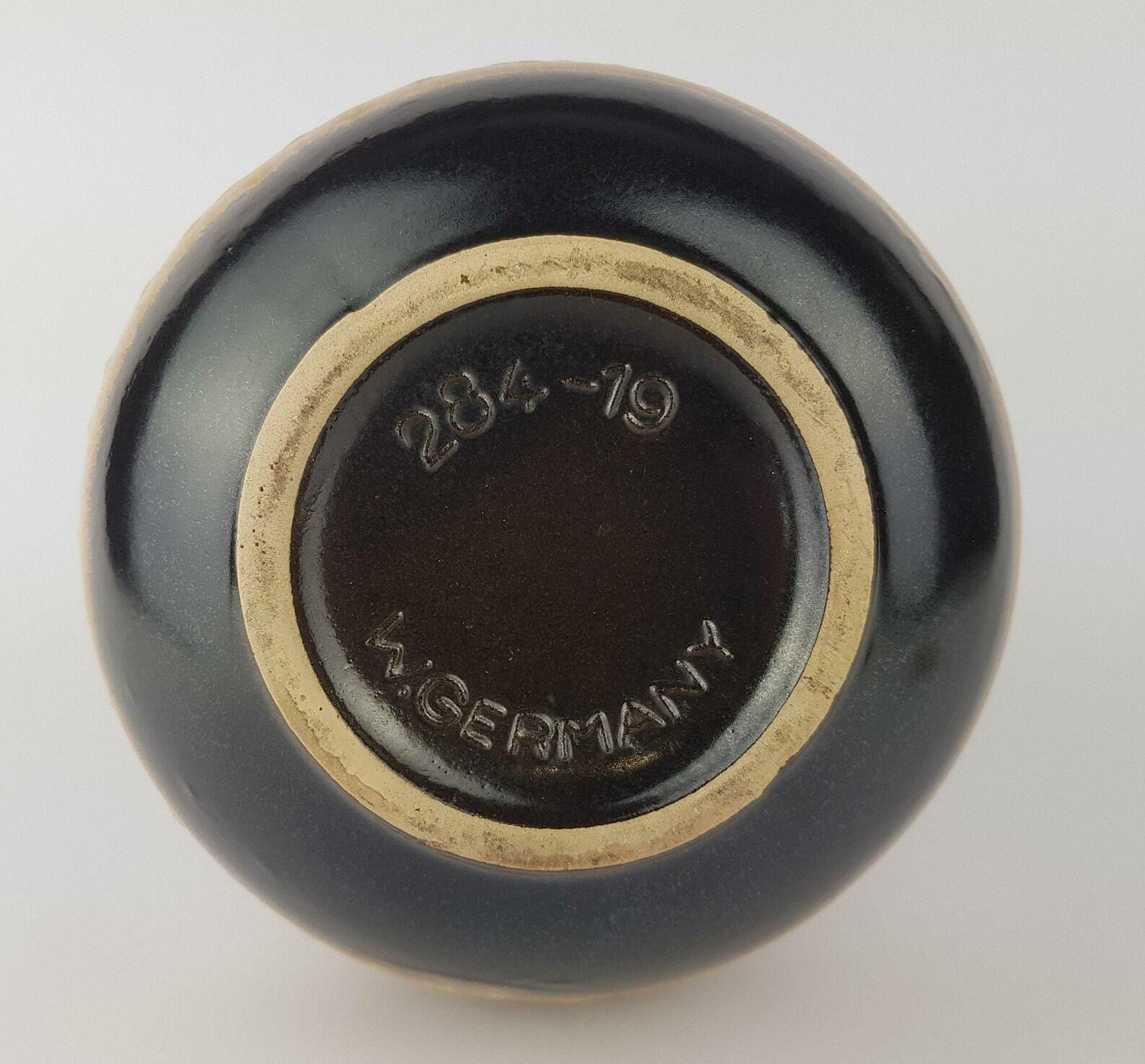 Vintage Scheurich Keramik Fat Lava Ceramos Vase, 284 19, West Geman Pottery 1970s photo 64.0