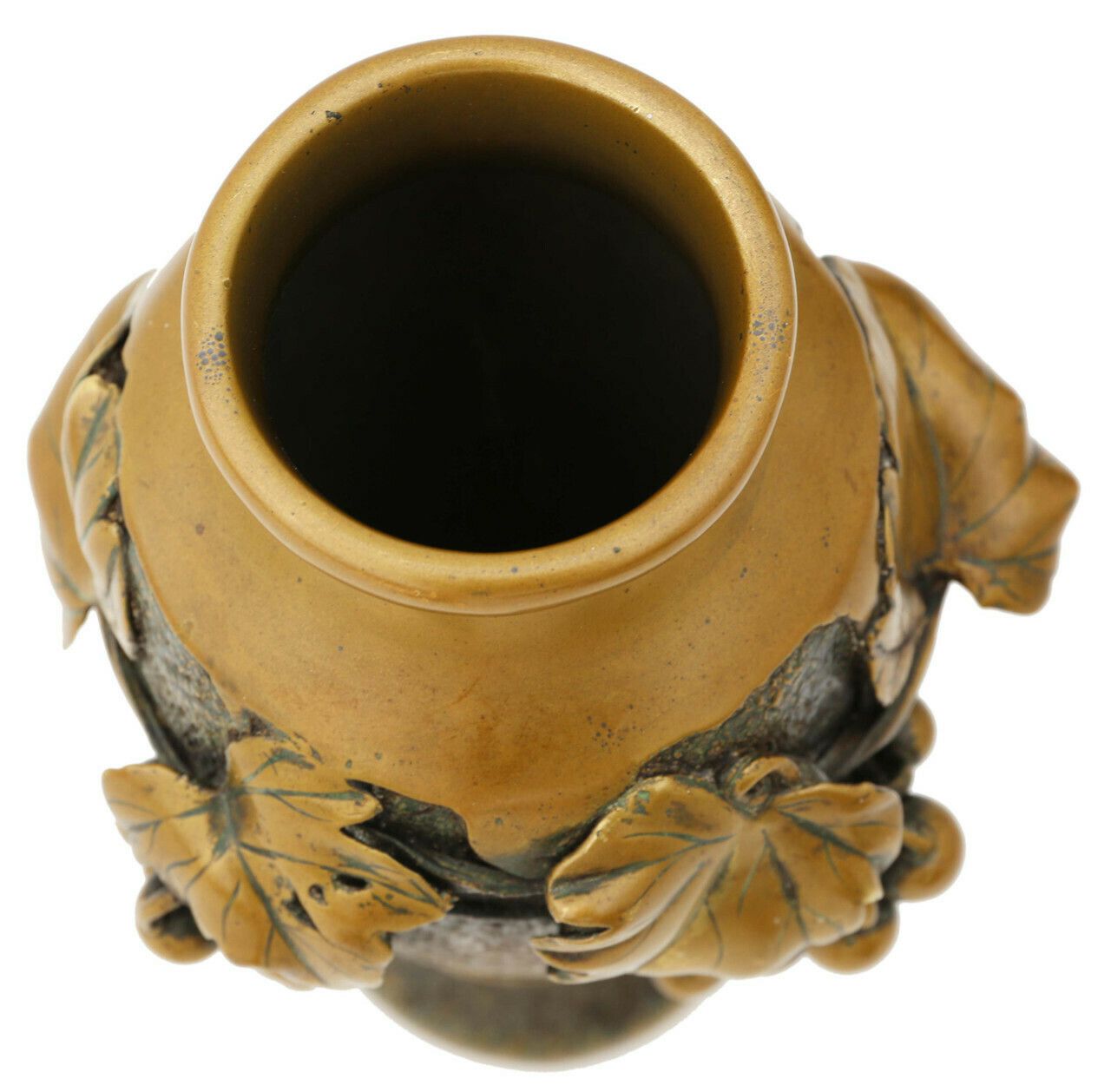 Antique Fine Quality Japanese Meiji Period Bronze Vases C1910 Art Nouveau photo 1295.0
