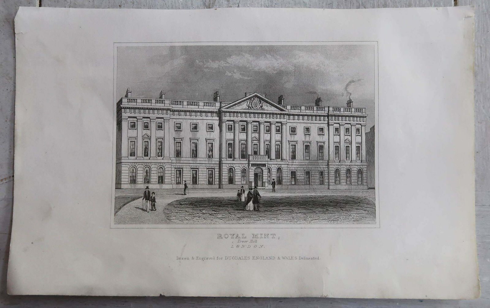 200.0 Set Of 15 Antique Architectural Prints, London Buildings, Circa 1840 photo