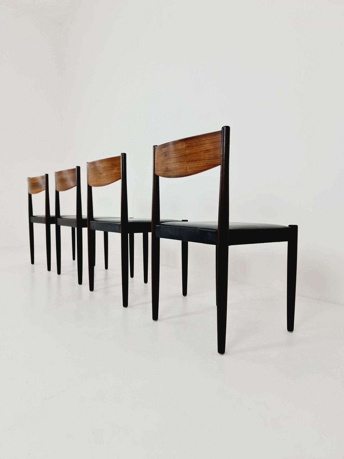 Danish Modern Rosewood Chairs Design By Niels Möller For Frem Rojle, 1960s, Set Of 4