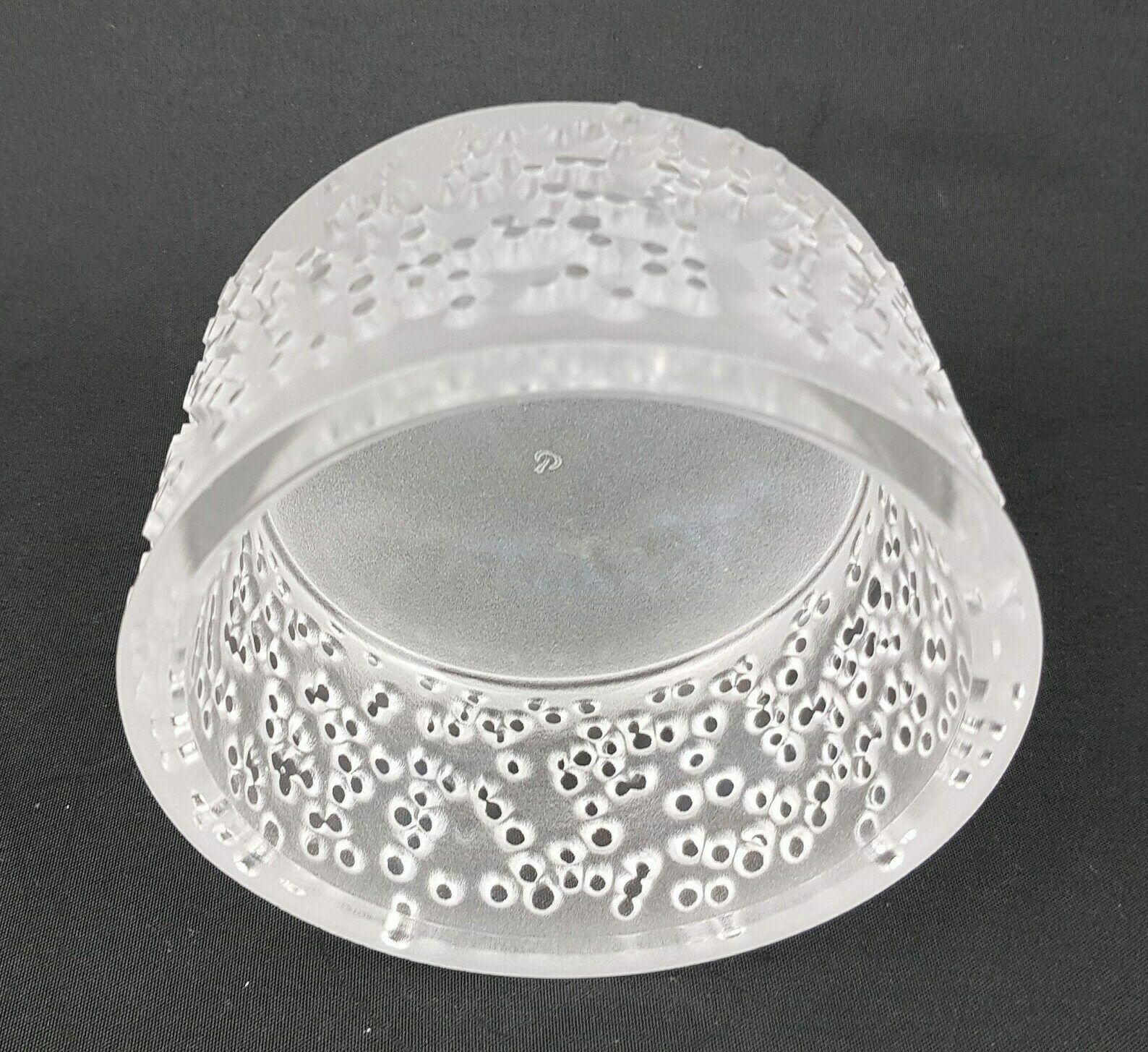 Vintage 1970s Peill Und Putzler Frosted Glass Bowl, West Germany photo Home Decor