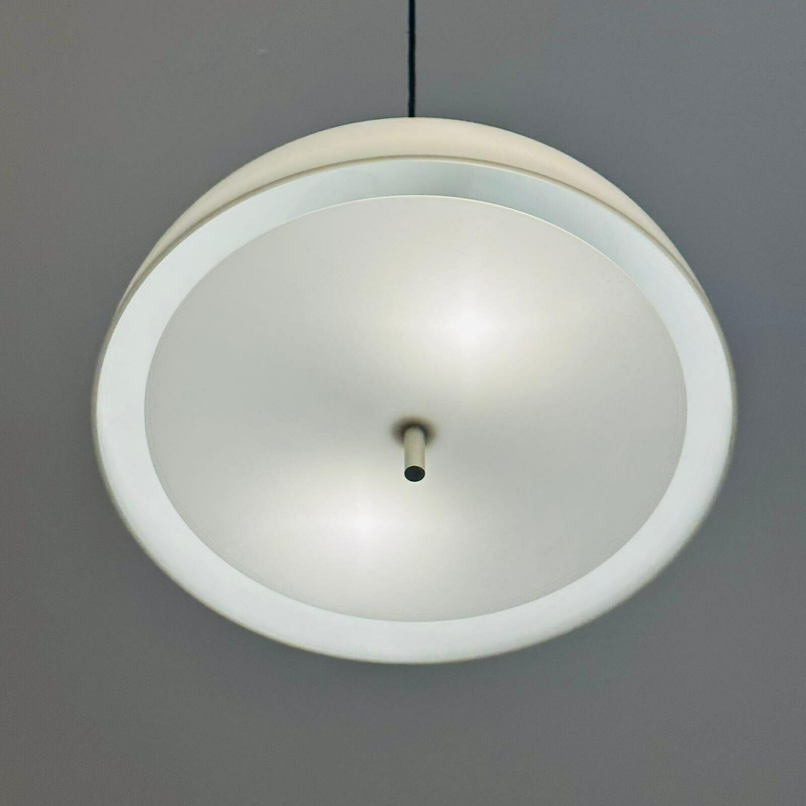 Space Age Dome Pendant White Lamp From The Well Known Manufacturer Staff Leuchten, Germany. photo vinterior